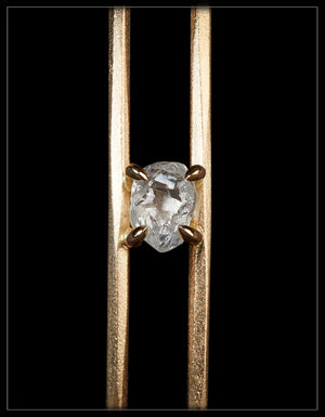 Rå Diamant Guld Armring Made in Copenhagen – 1.09 ct.