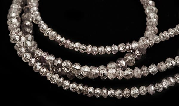 <strong>11.89 ct.</strong> Pink Facetterede Diamanter i Håndlavet Collier - Rough Diamonds DK