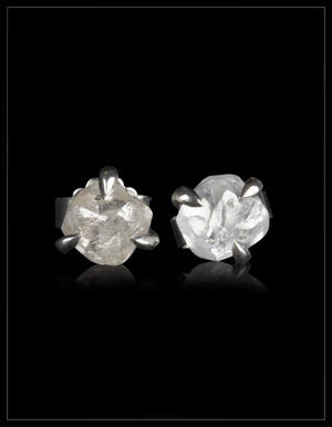 Høj Kvalitets Diamant Hvidguldsørestikkere - <strong>2.26 ct.</strong> - Rough Diamonds DK
