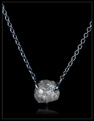 Edgy Rådiamant-Halskæde – 2.97 ct.