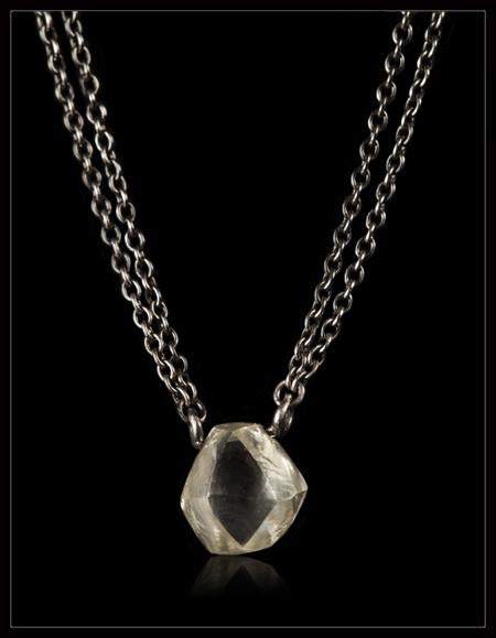 Blød Afrundet Diamant Halskæde - <strong>1.52 ct.</strong> - Rough Diamonds DK